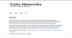 Desktop Screenshot of colm.net